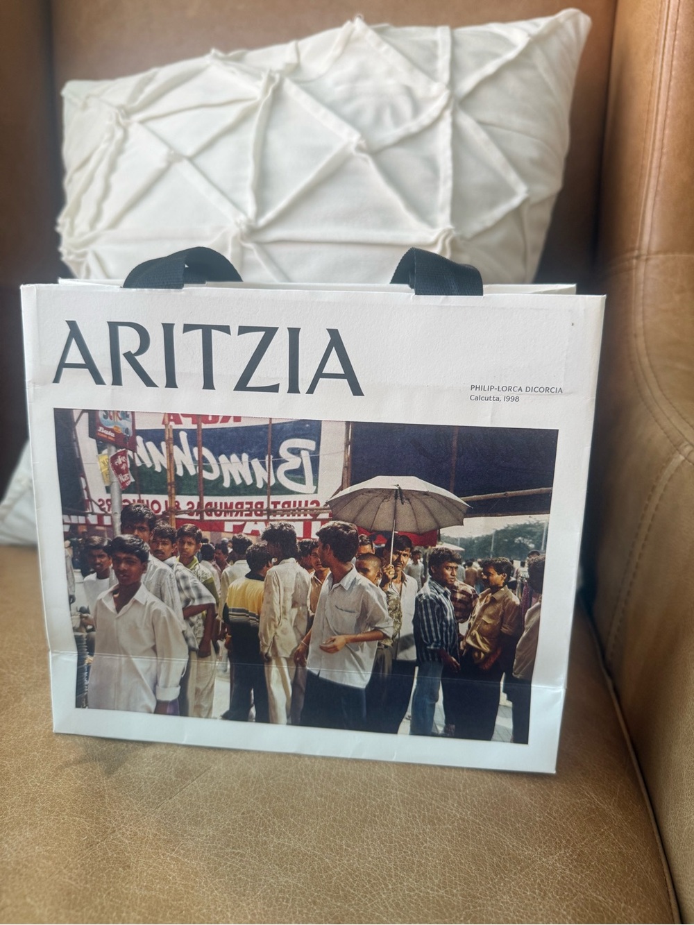 Aritzia Shopping Bag The Palace & Calcutta Philip-Lorca Dicorcia Color Print